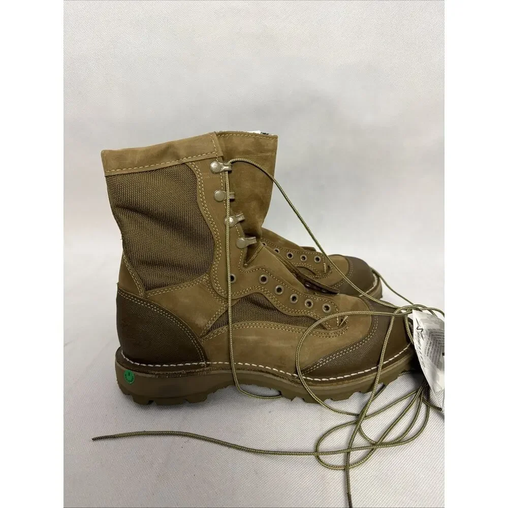 Wellco Boots Mens Size 10R Brown USMC Vibram Lug Combat Tactical Lace Up E163